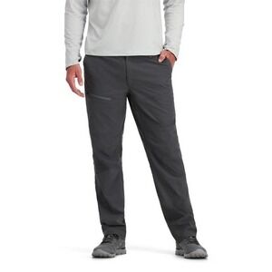 Simms Guide Series Fishing Pants Mens 40R Gray Outdoor Hiking Drawstring